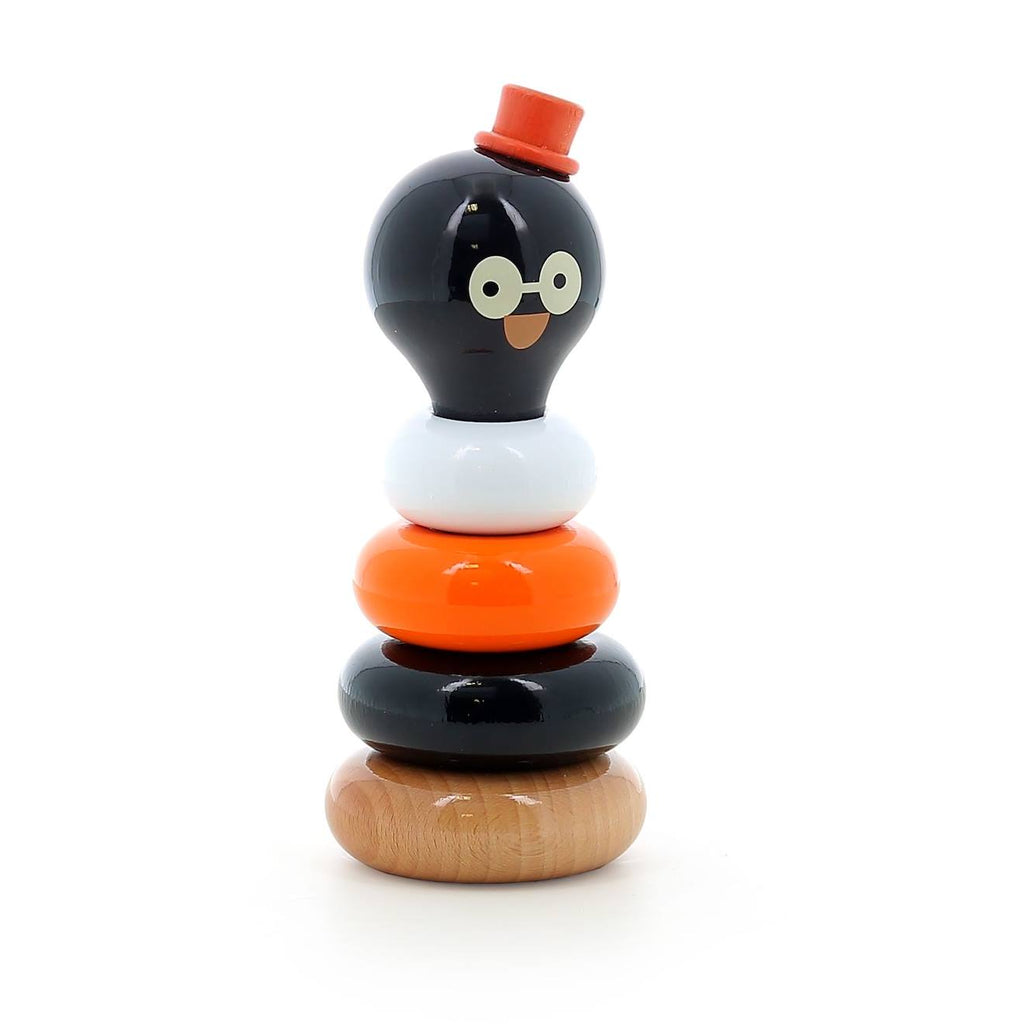Empilable rené le pingouin noir