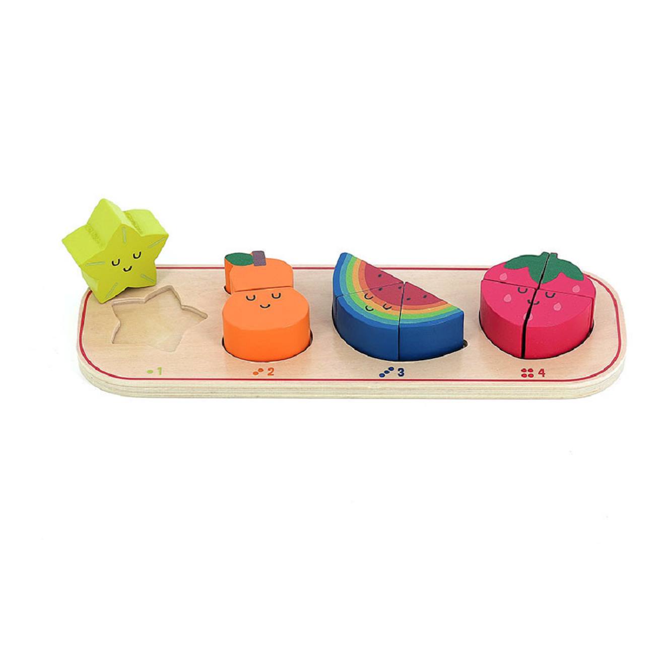 Encastrement 1, 2, 3 et 4 fruits beige