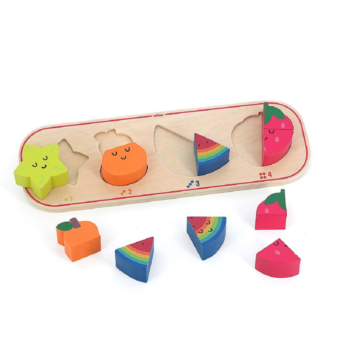Encastrement 1, 2, 3 et 4 fruits beige
