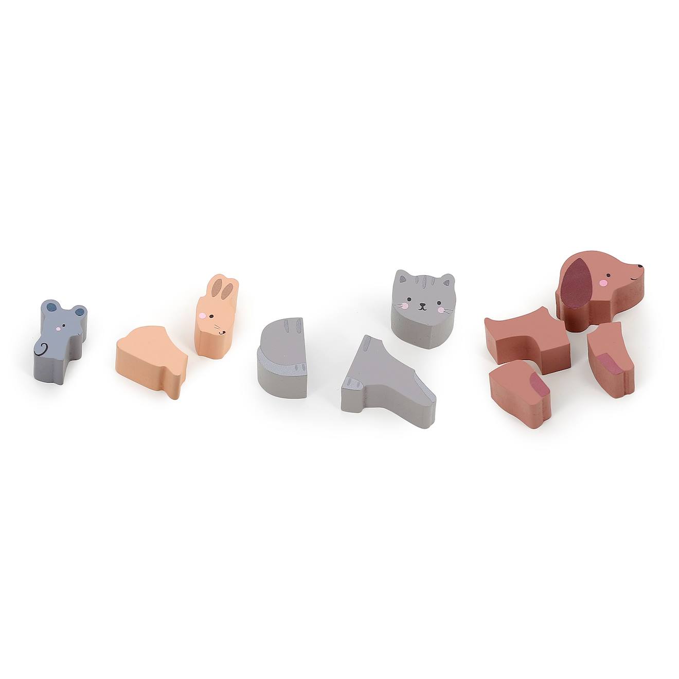 Encastrement j'apprends à compter les animaux blanc