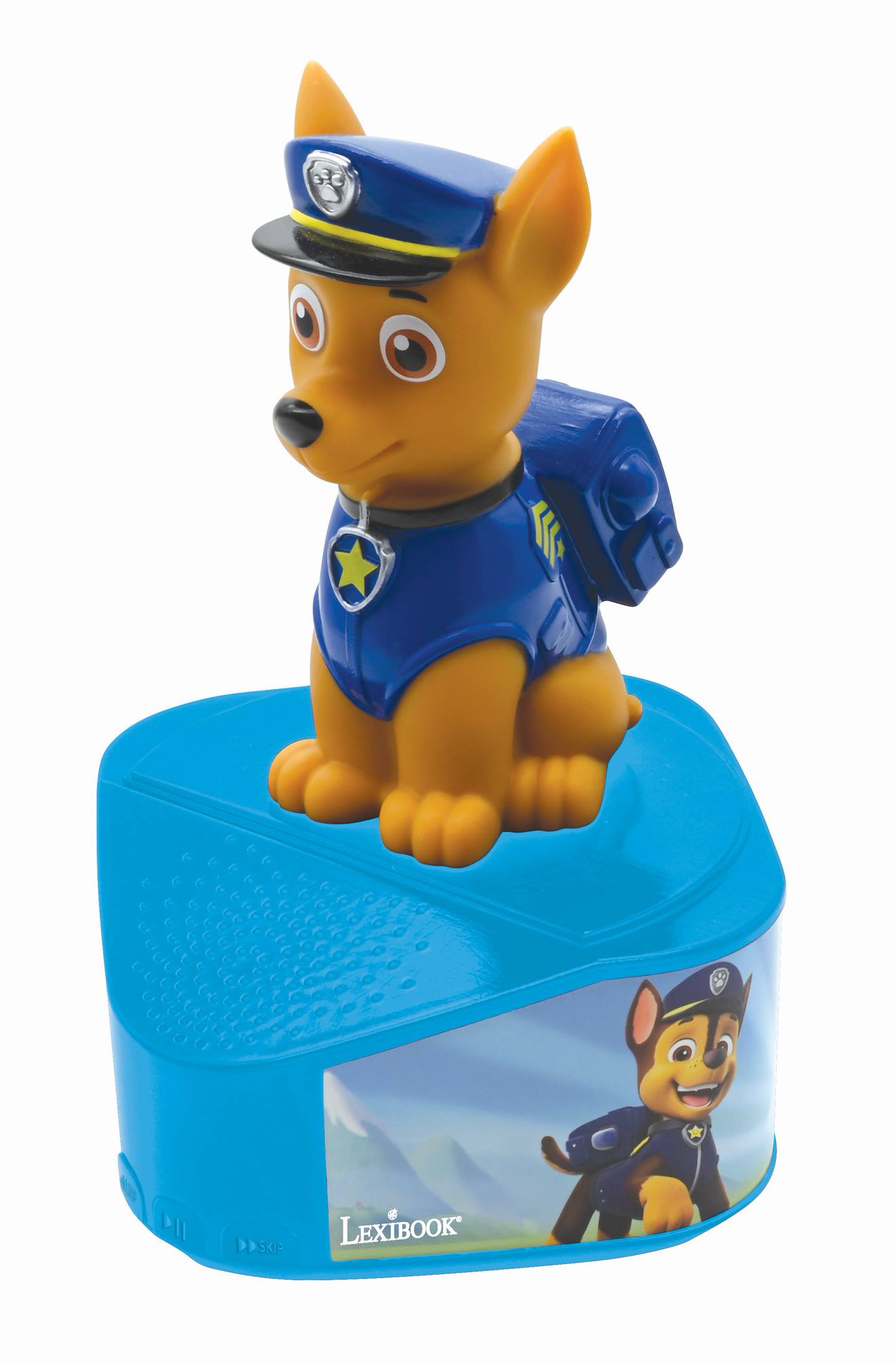 Enceinte Bluetooth avec figurine lumineuse de chase multicolore