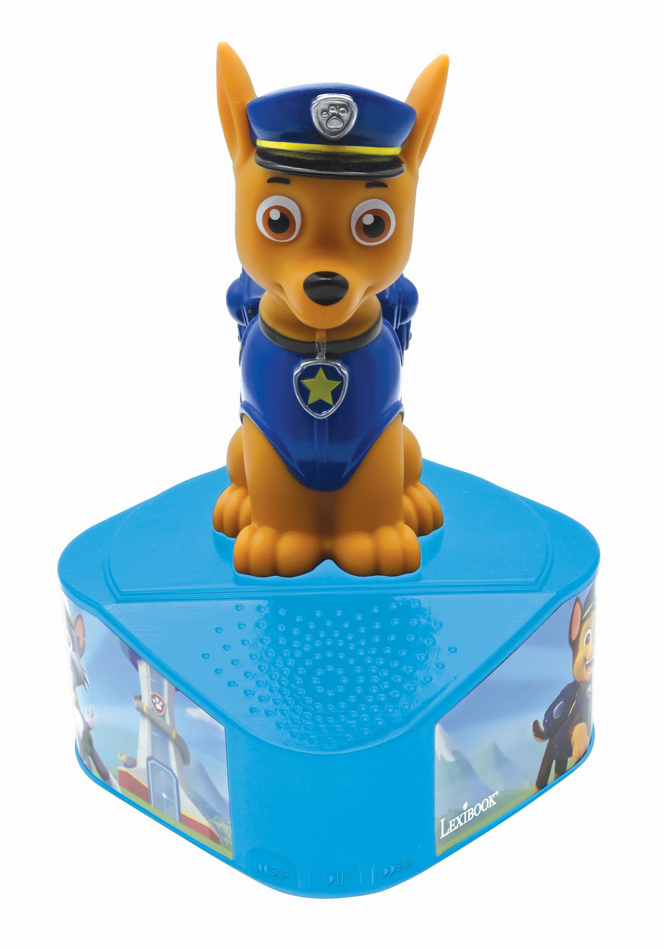 Enceinte Bluetooth avec figurine lumineuse de chase multicolore