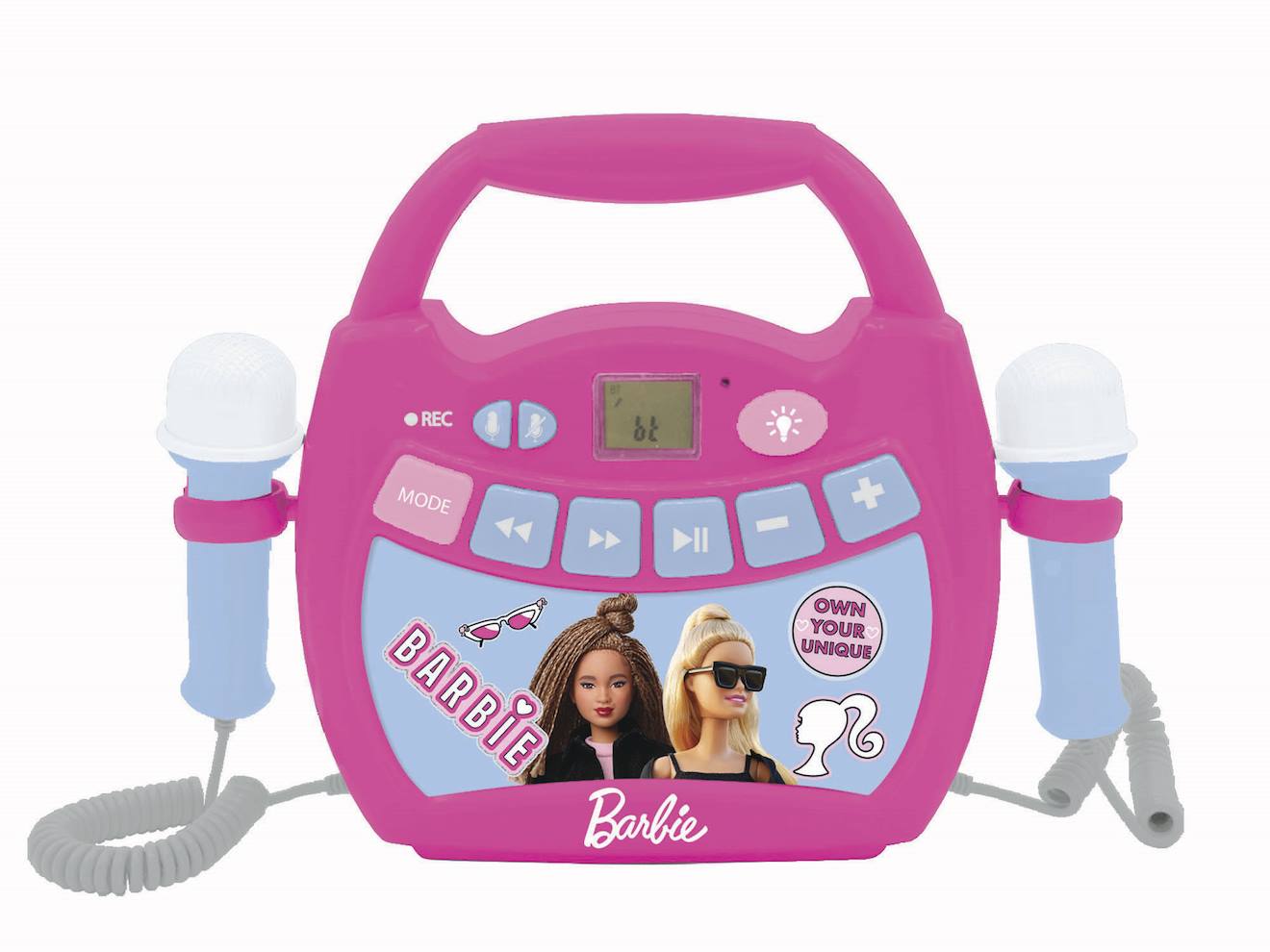 Enceinte Bluetooth Barbie avec micros multicolore