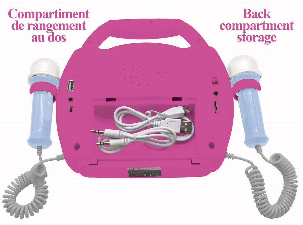 Enceinte Bluetooth Barbie avec micros multicolore