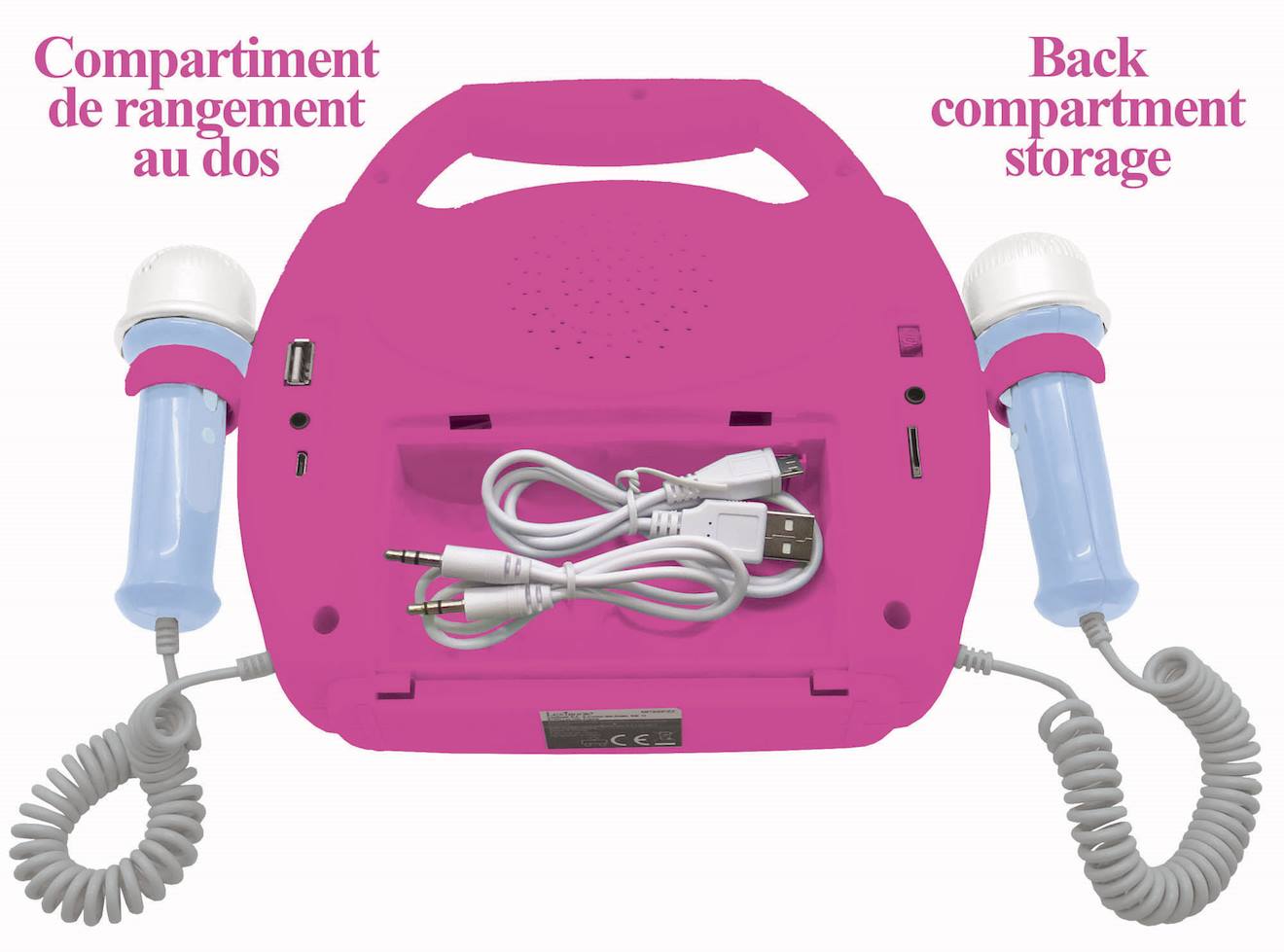 Enceinte Bluetooth Barbie avec micros multicolore