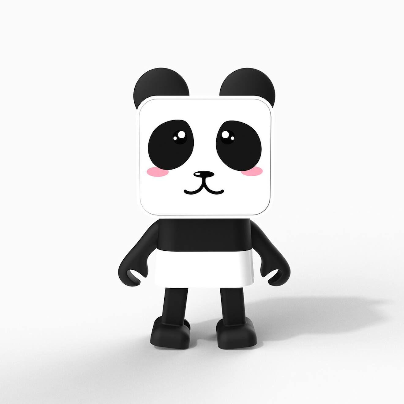 Enceinte Bluetooth dancing animal panda noir, blanc