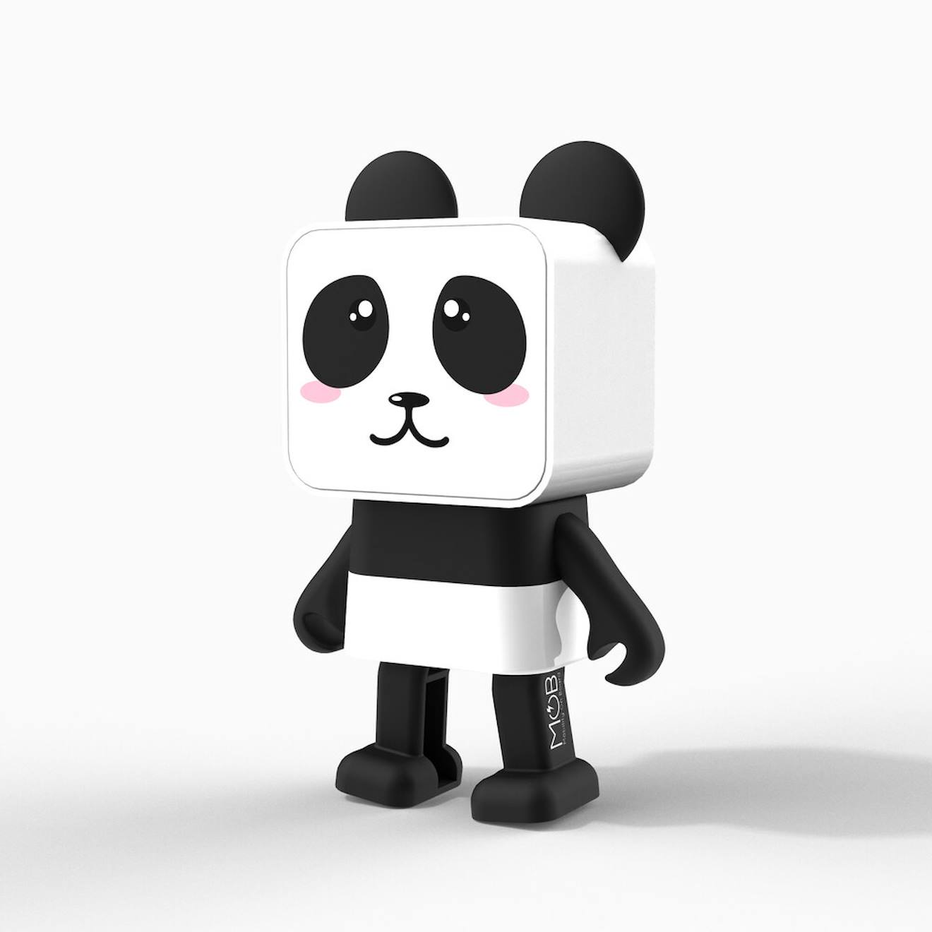 Enceinte Bluetooth dancing animal panda noir, blanc