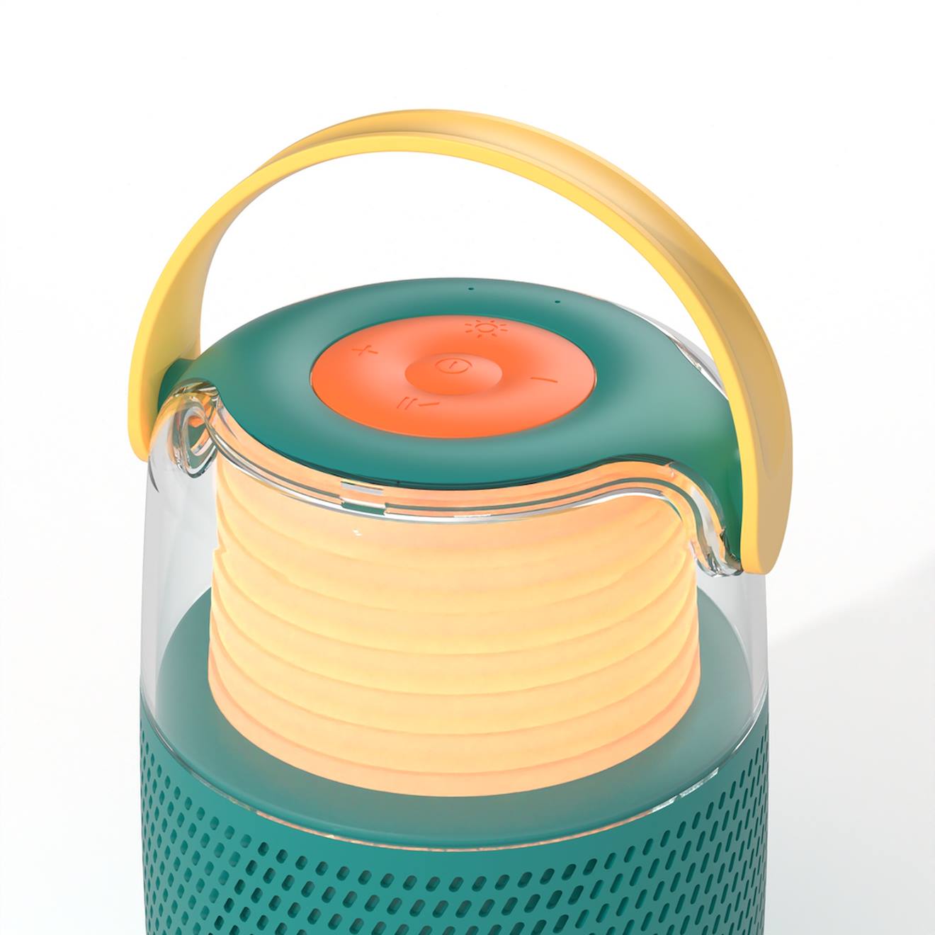 Enceinte Bluetooth karaoké avec micro changeur de voix vert