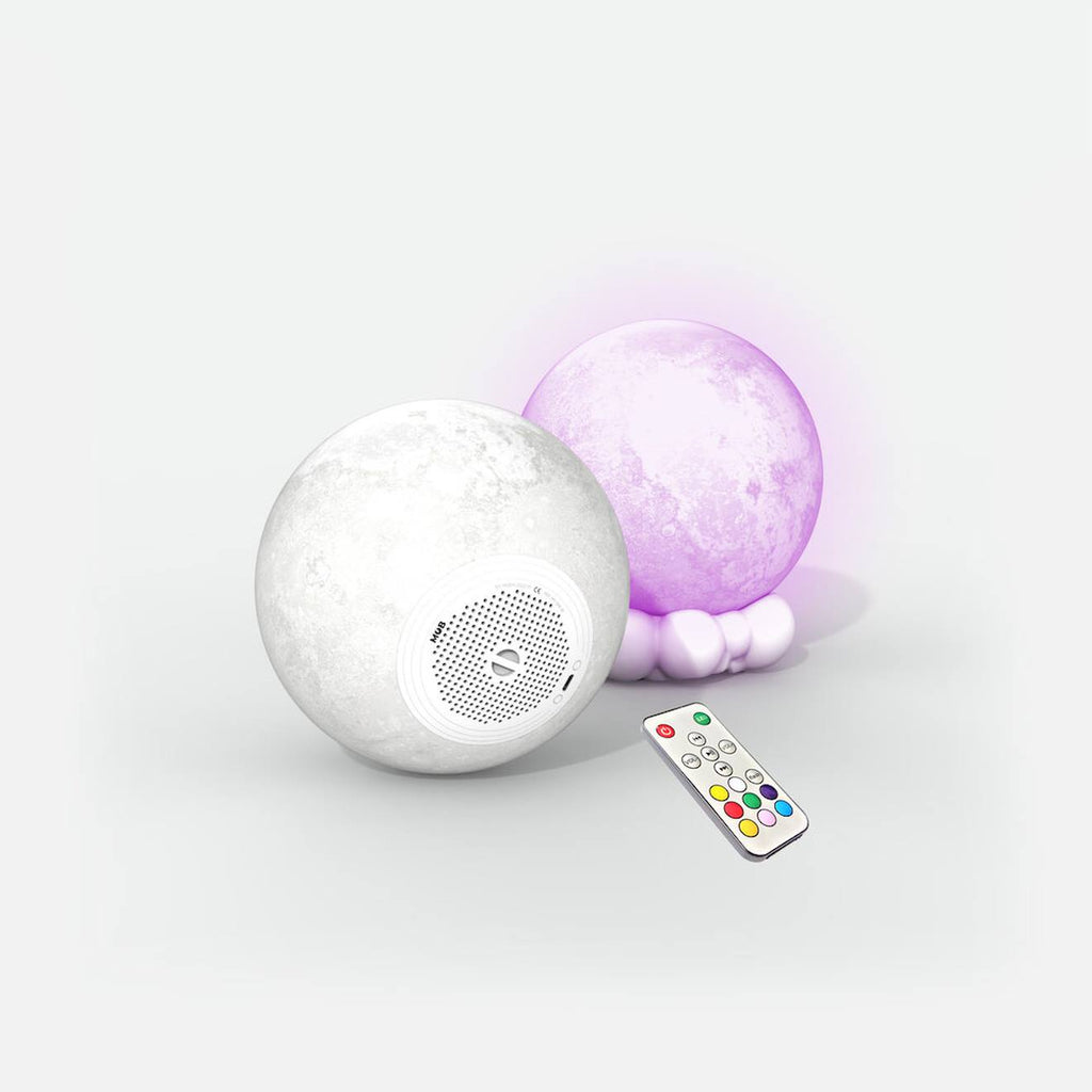 Enceinte Bluetooth moony et veilleuse multicolore