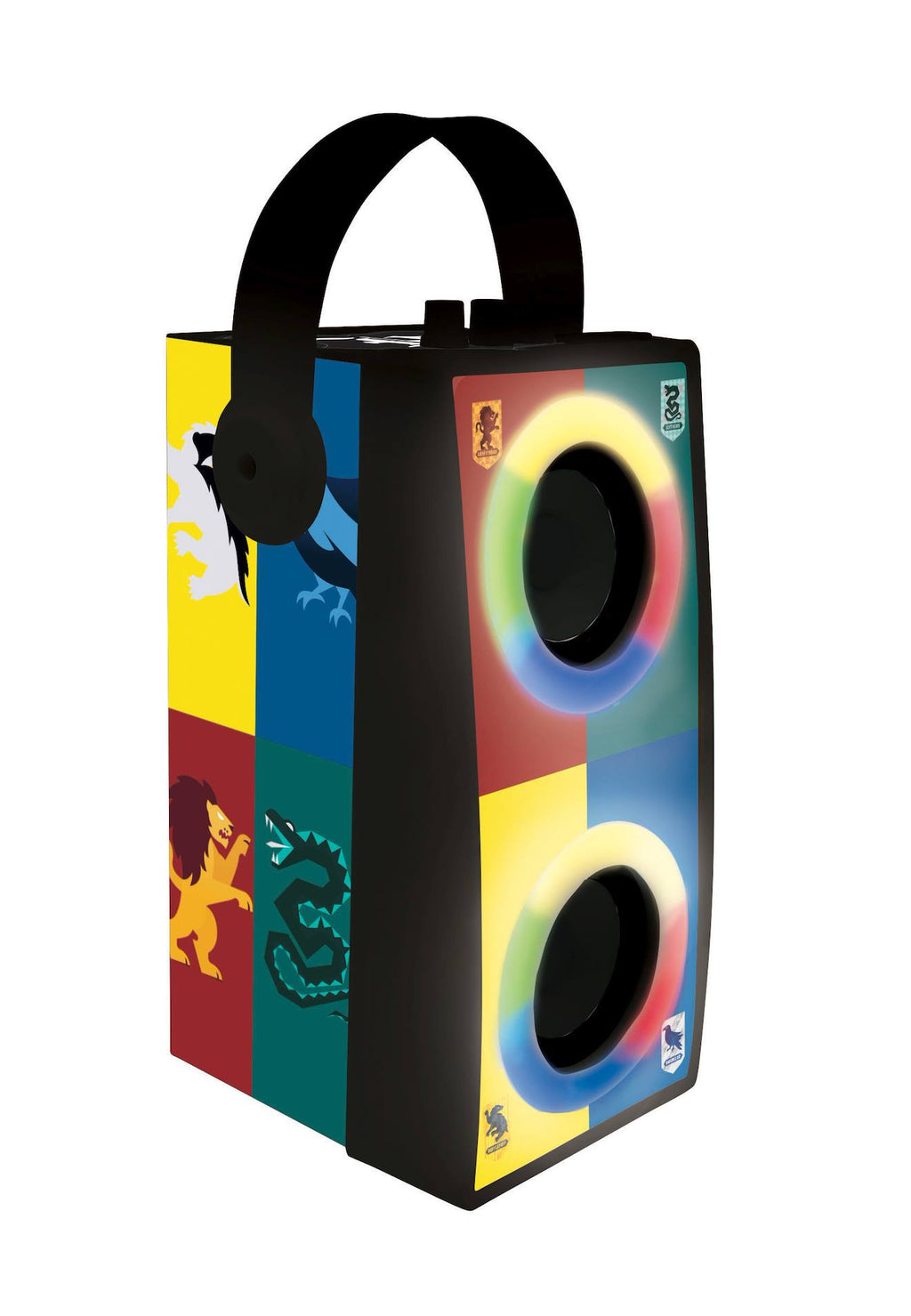 Enceinte Bluetooth portable avec micro et effets lumineux Harry Potter multicolore
