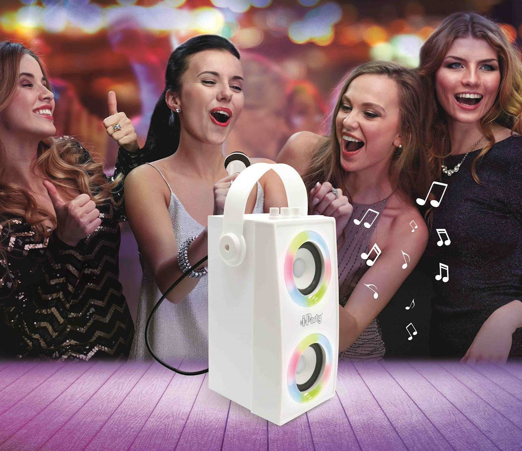 Enceinte Bluetooth portable avec micro et effets lumineux iparty multicolore