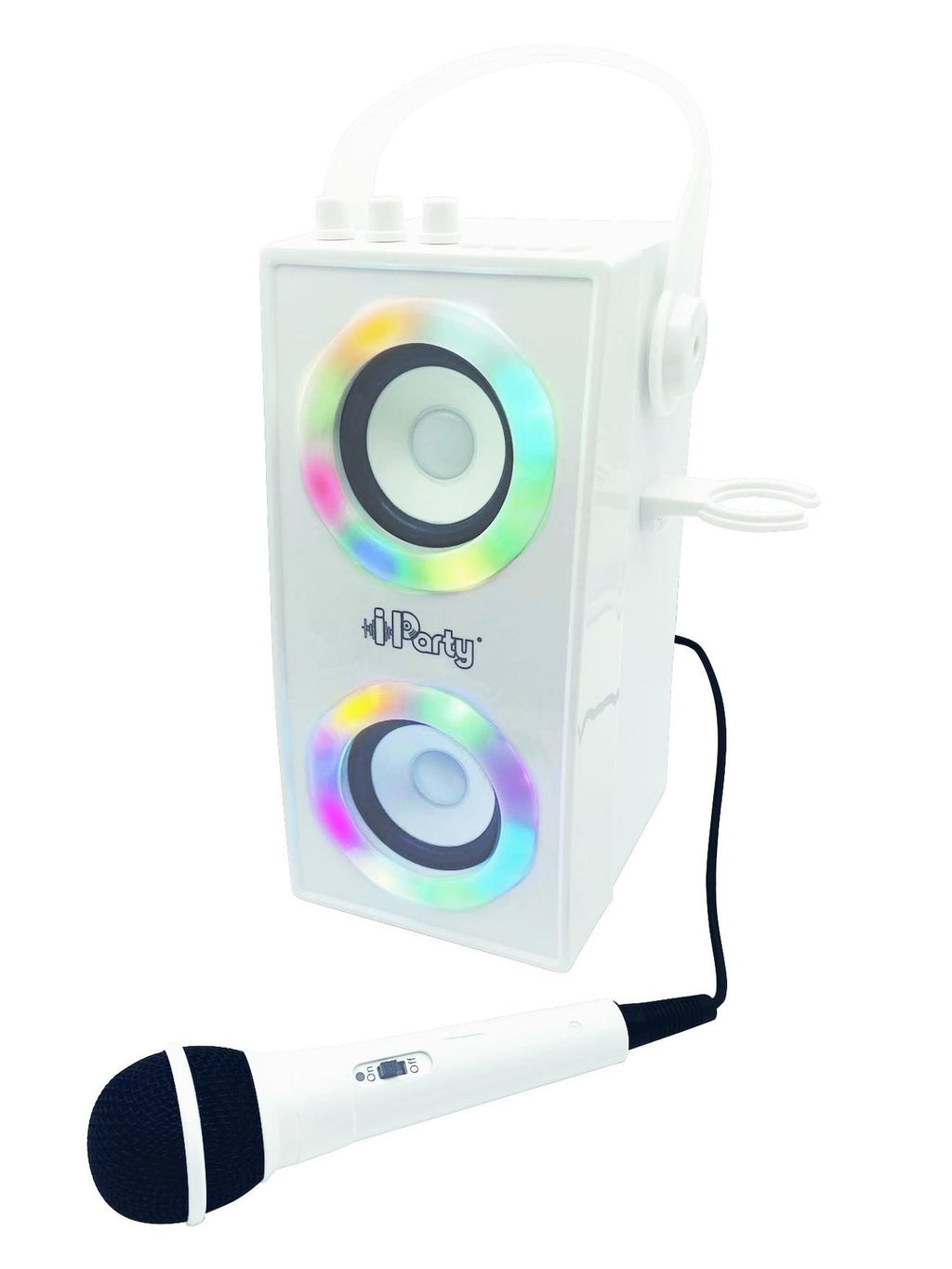 Enceinte Bluetooth portable avec micro et effets lumineux iparty multicolore