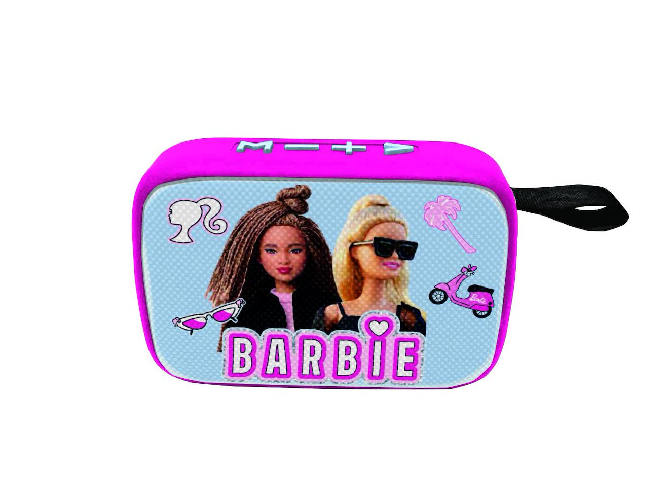 Enceinte Bluetooth portable Barbie multicolore