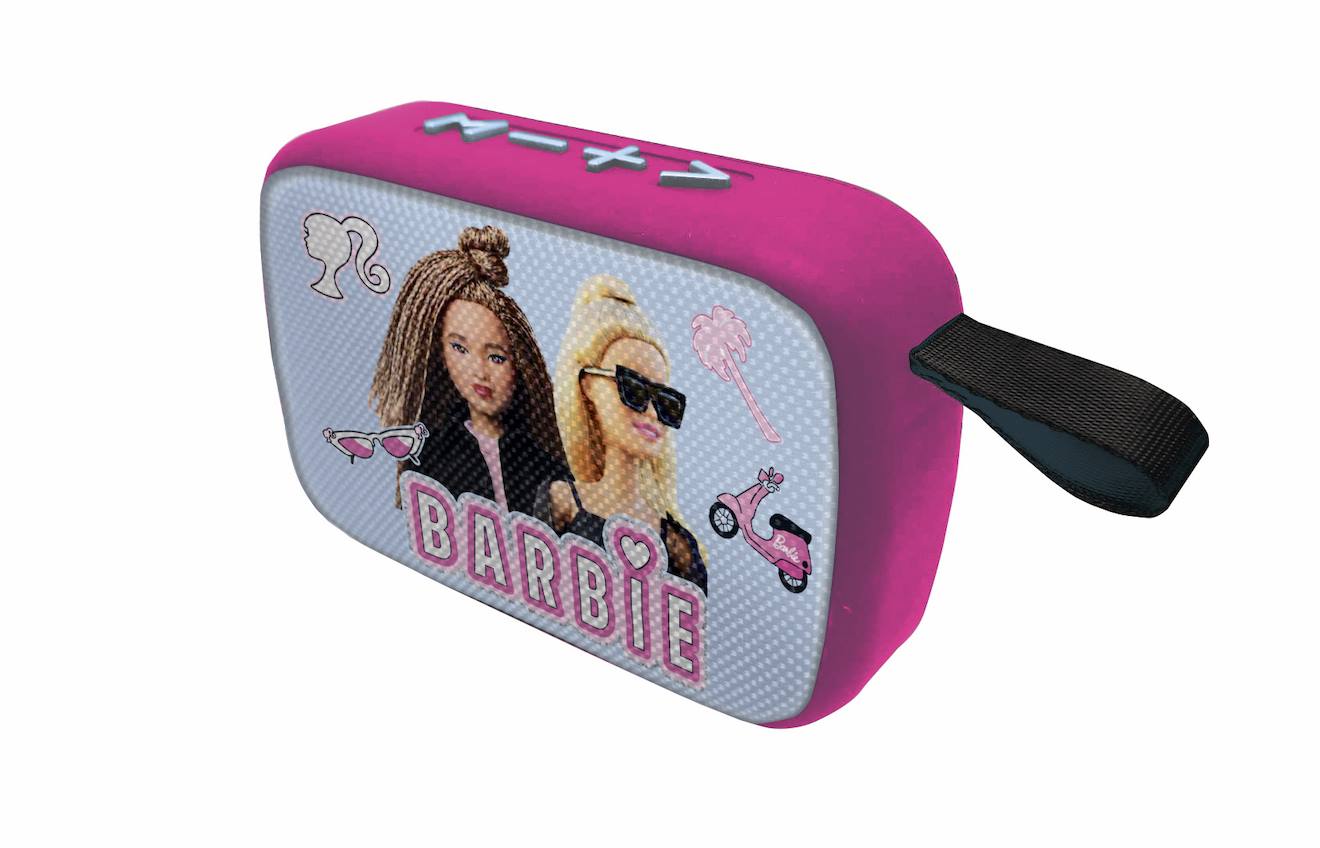 Enceinte Bluetooth portable Barbie multicolore