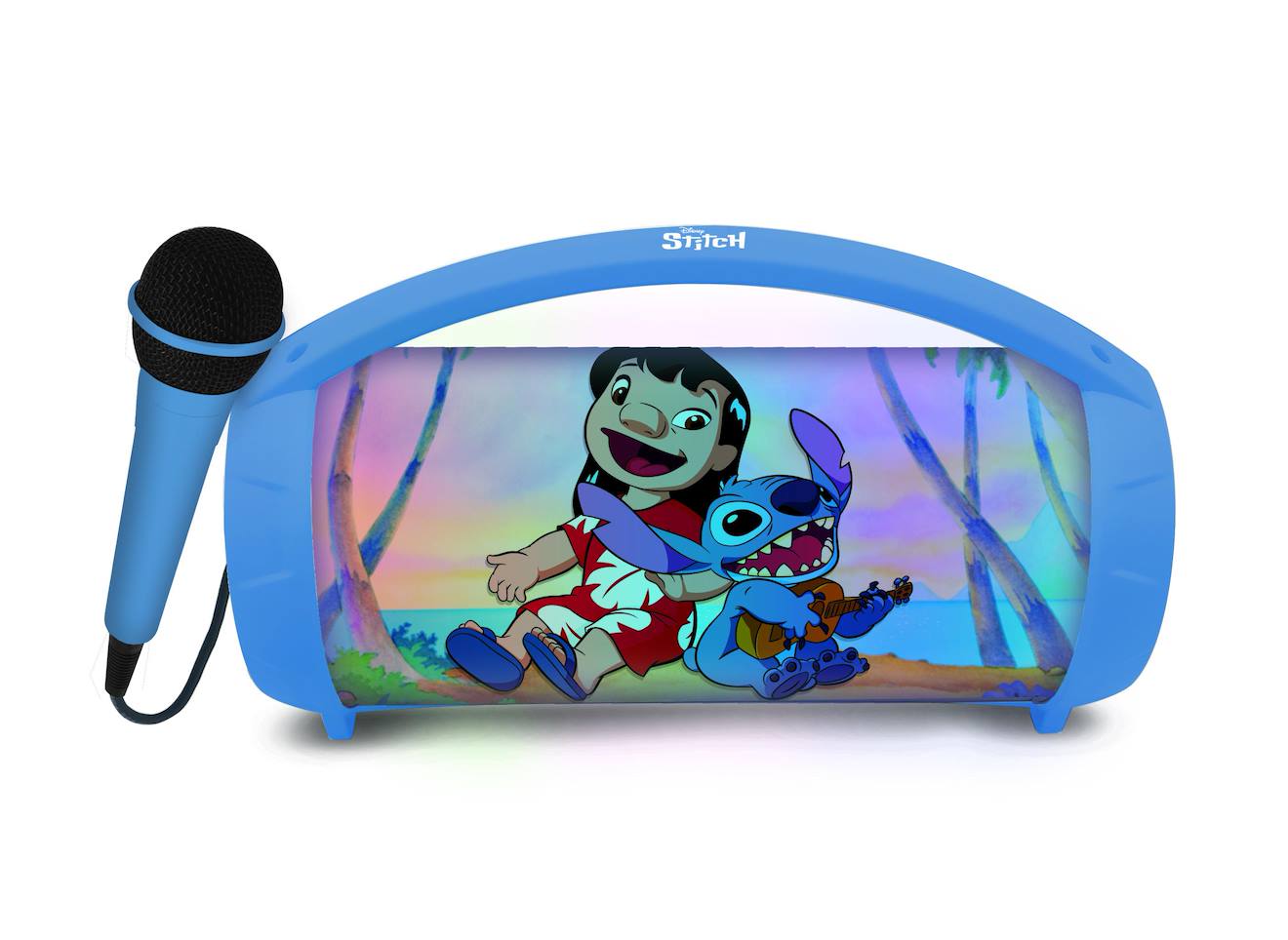 Enceinte Bluetooth sans-fil lumineuse avec micro Stitch multicolore