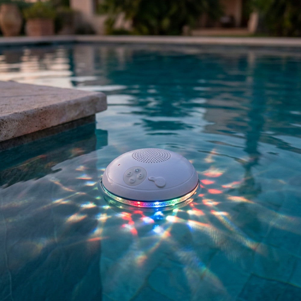Enceinte Lumineuse pour Piscine PloofBox Bleu - Enceinte Originale