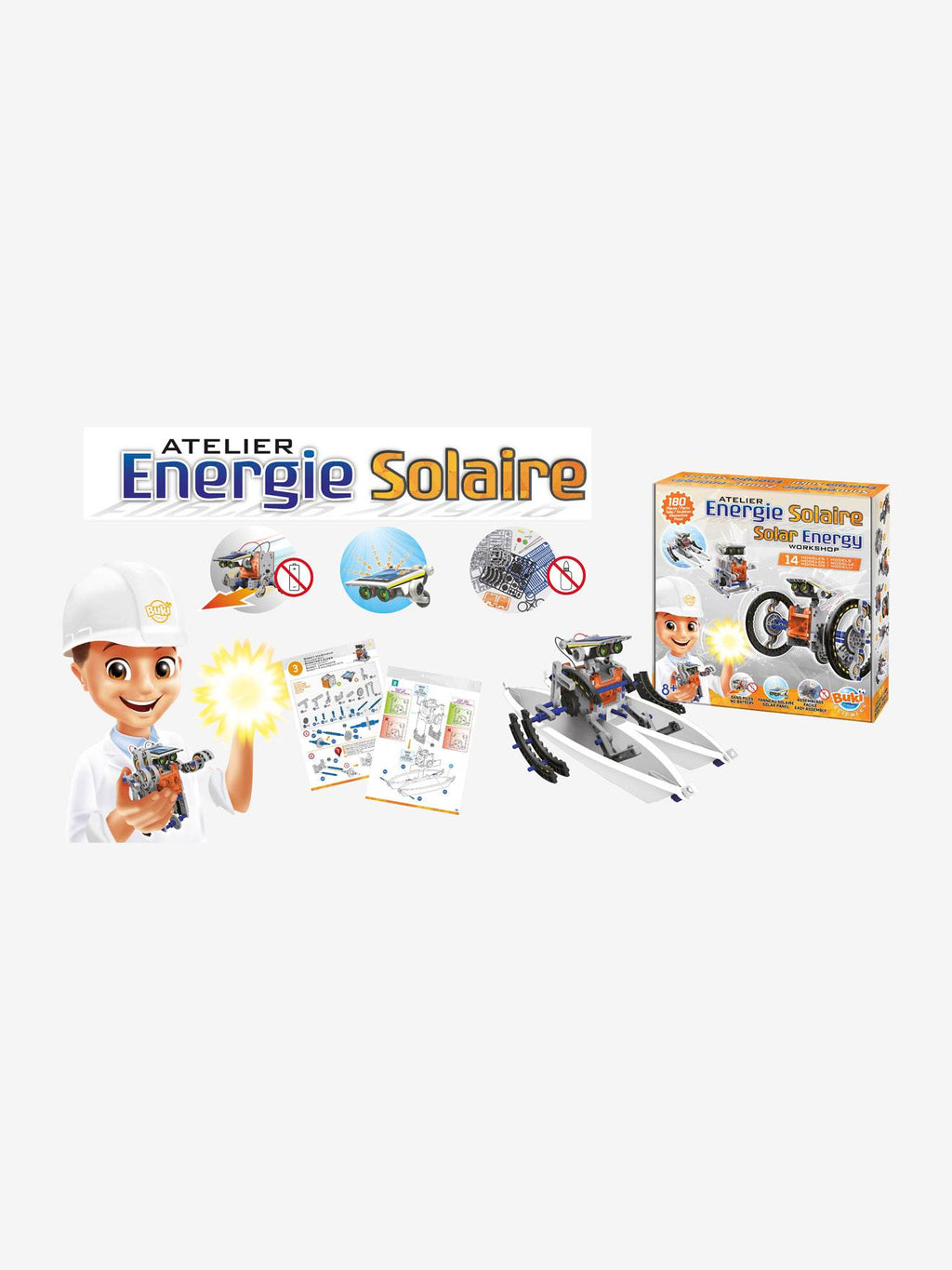 Énergie solaire - 14 en 1 orange