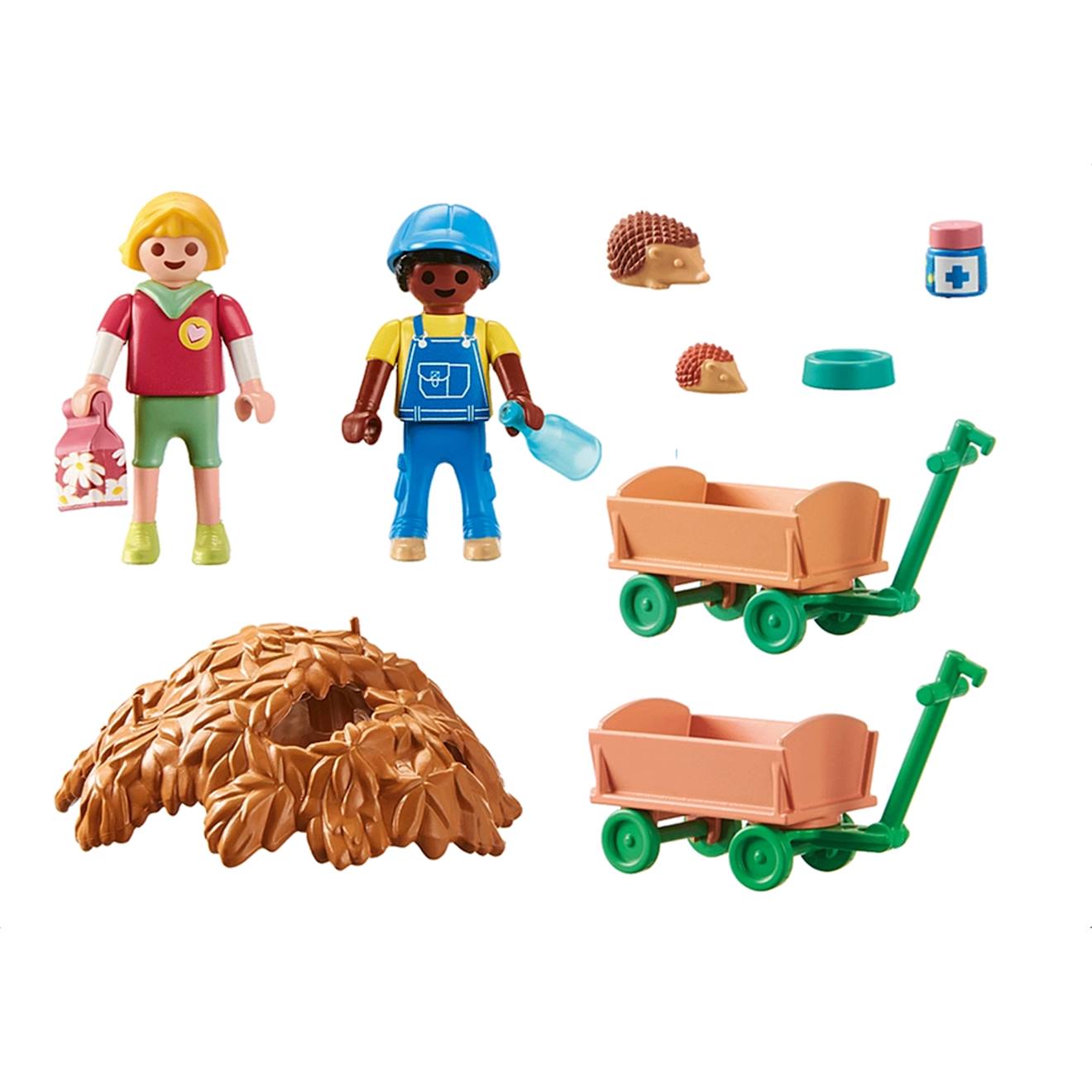 Enfants avec famille de hérissons 71512 multicolore