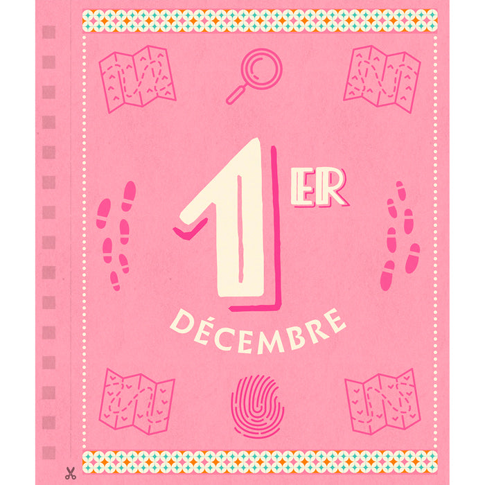 Calendrier de l'Avent Enquête Mystère : Qui a volé l'étoile de cristal ? (Hachette Enfants) – photo 2