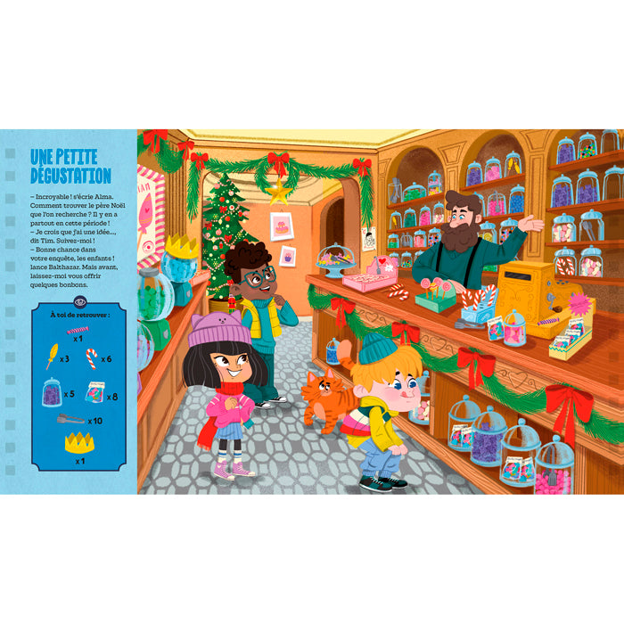 Calendrier de l'Avent Enquête Mystère : Qui a volé l'étoile de cristal ? (Hachette Enfants) – photo 3