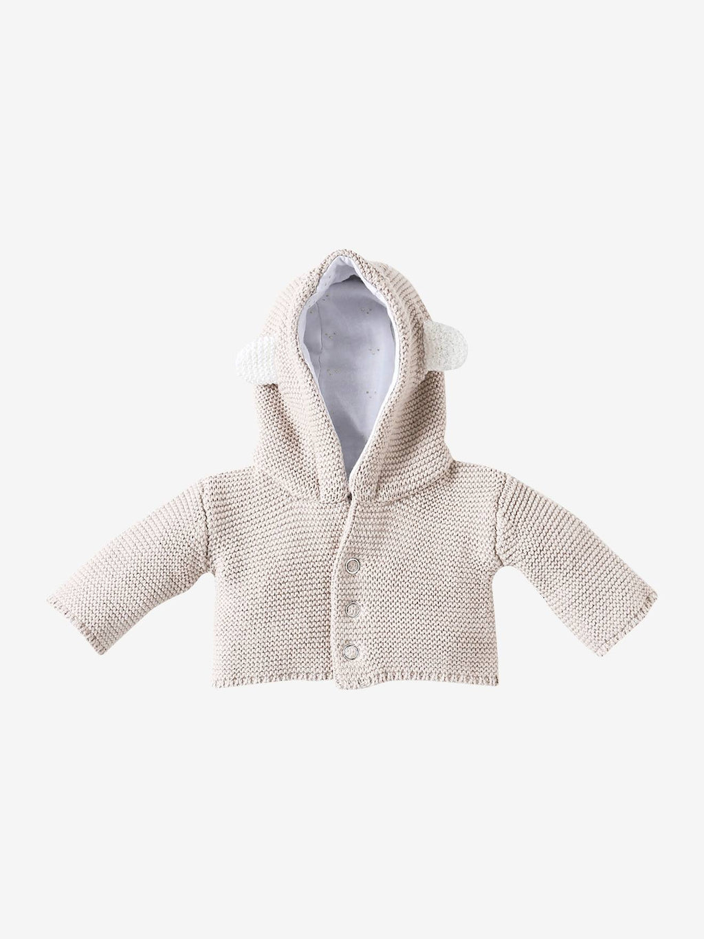 Ensemble 3 pièces vêtements pour poupon beige