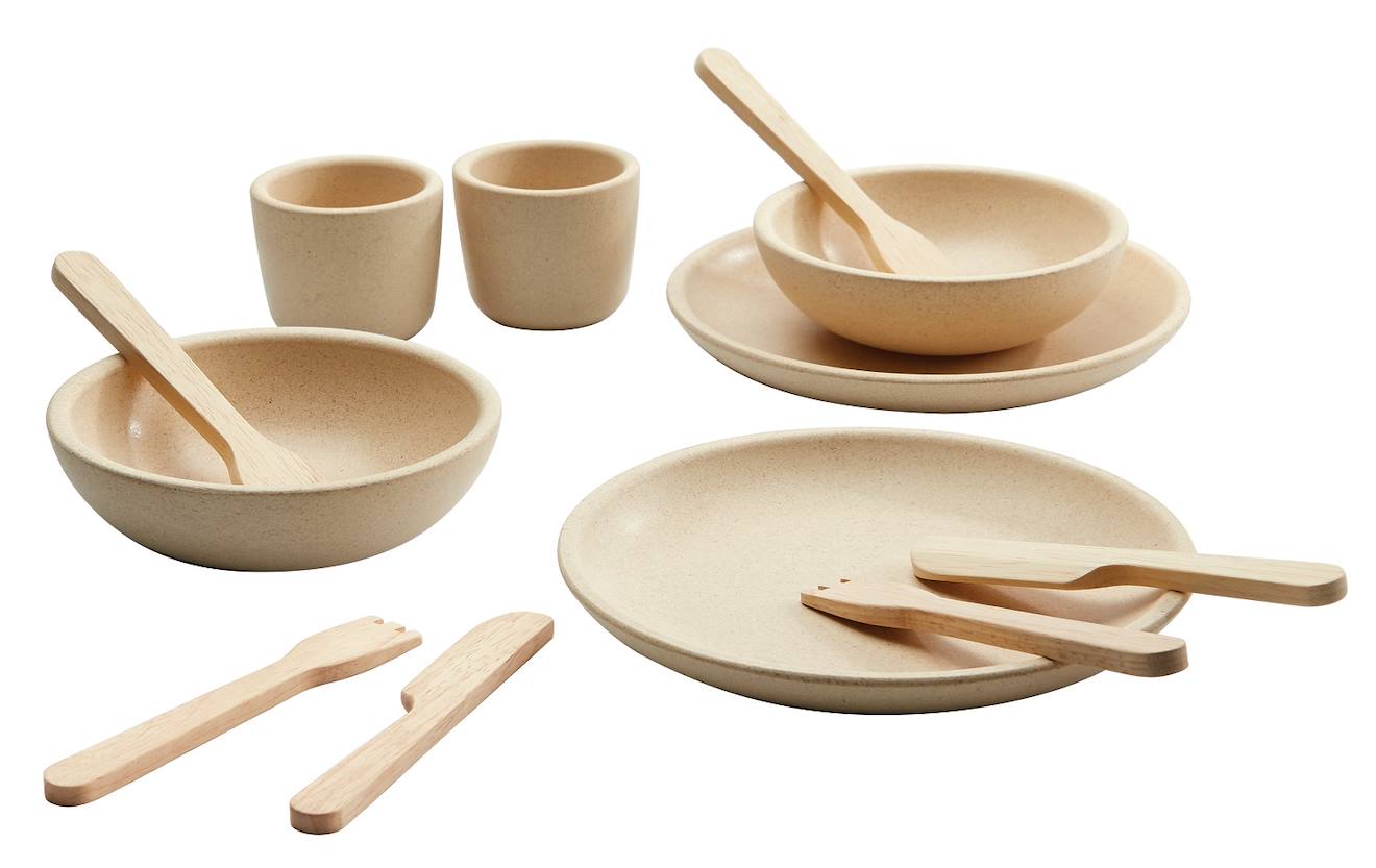 Ensemble à dîner beige