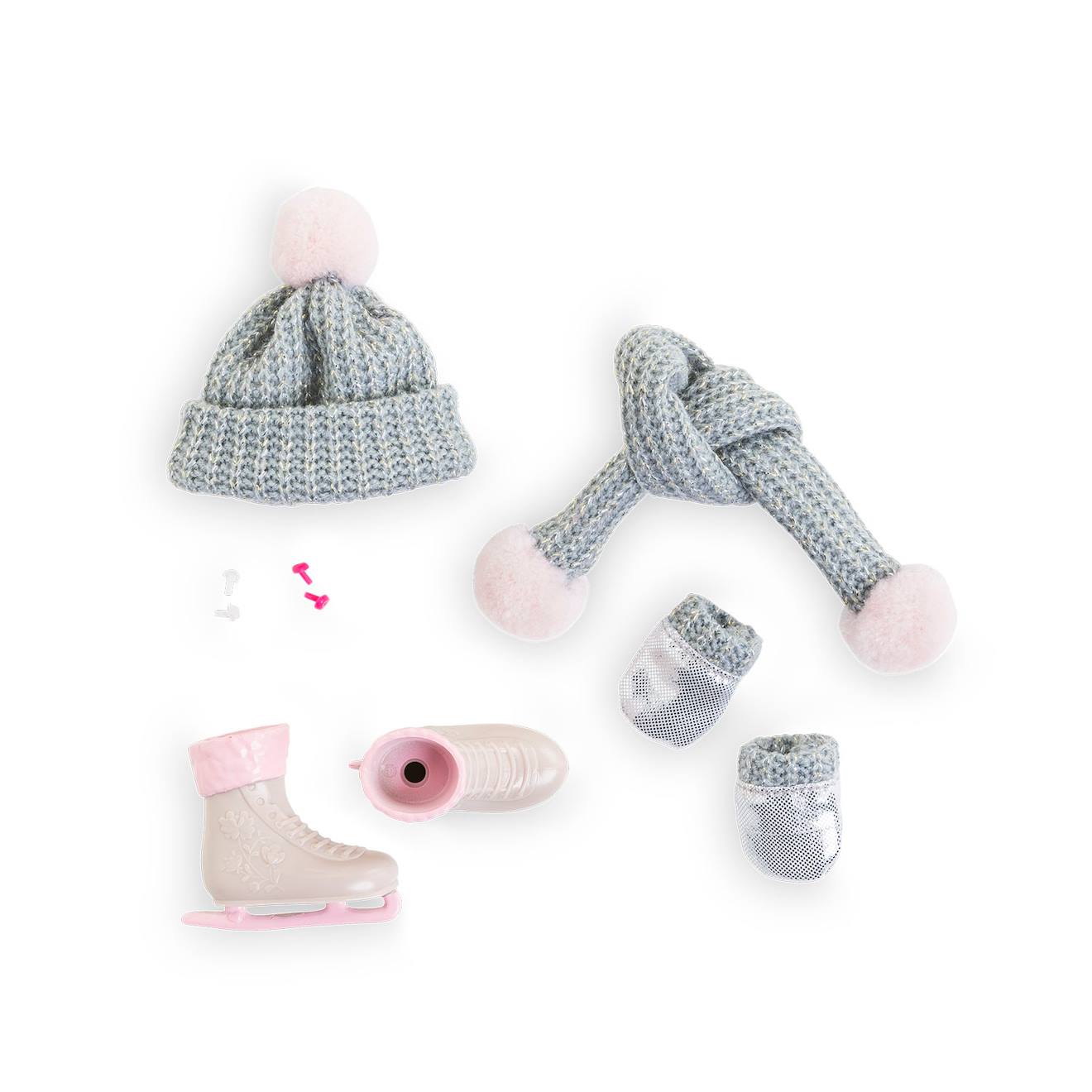 Ensemble accessoires hiver pour poupée Corolle girls multicolore