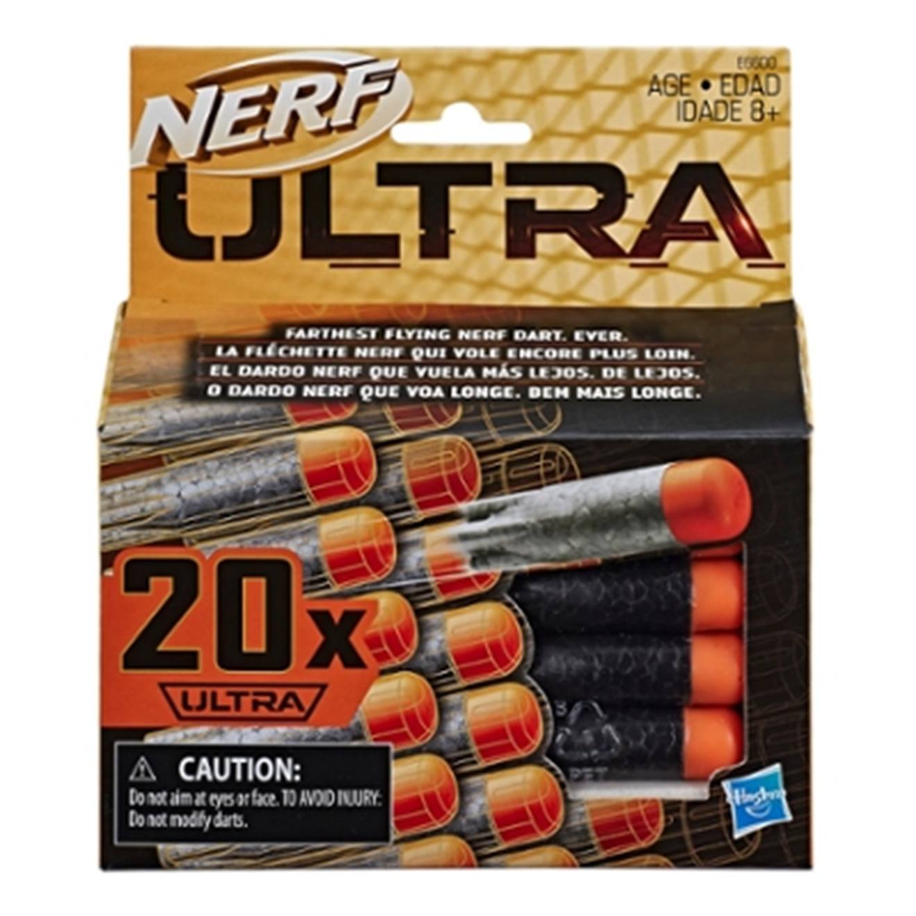 Ensemble de 20 flèches Nerf ultra one noir et orange