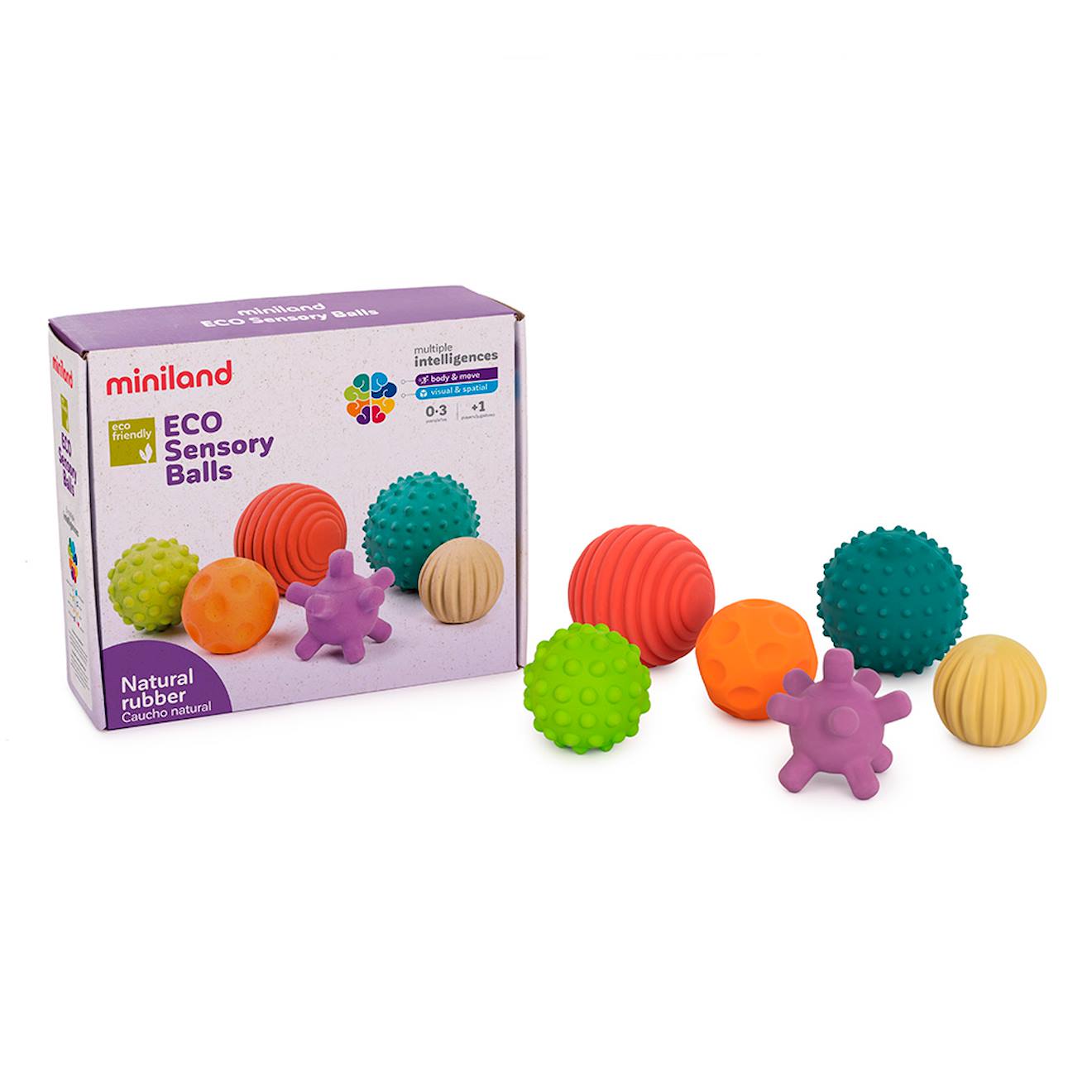 Ensemble de balles sensorielles sensory balls beige