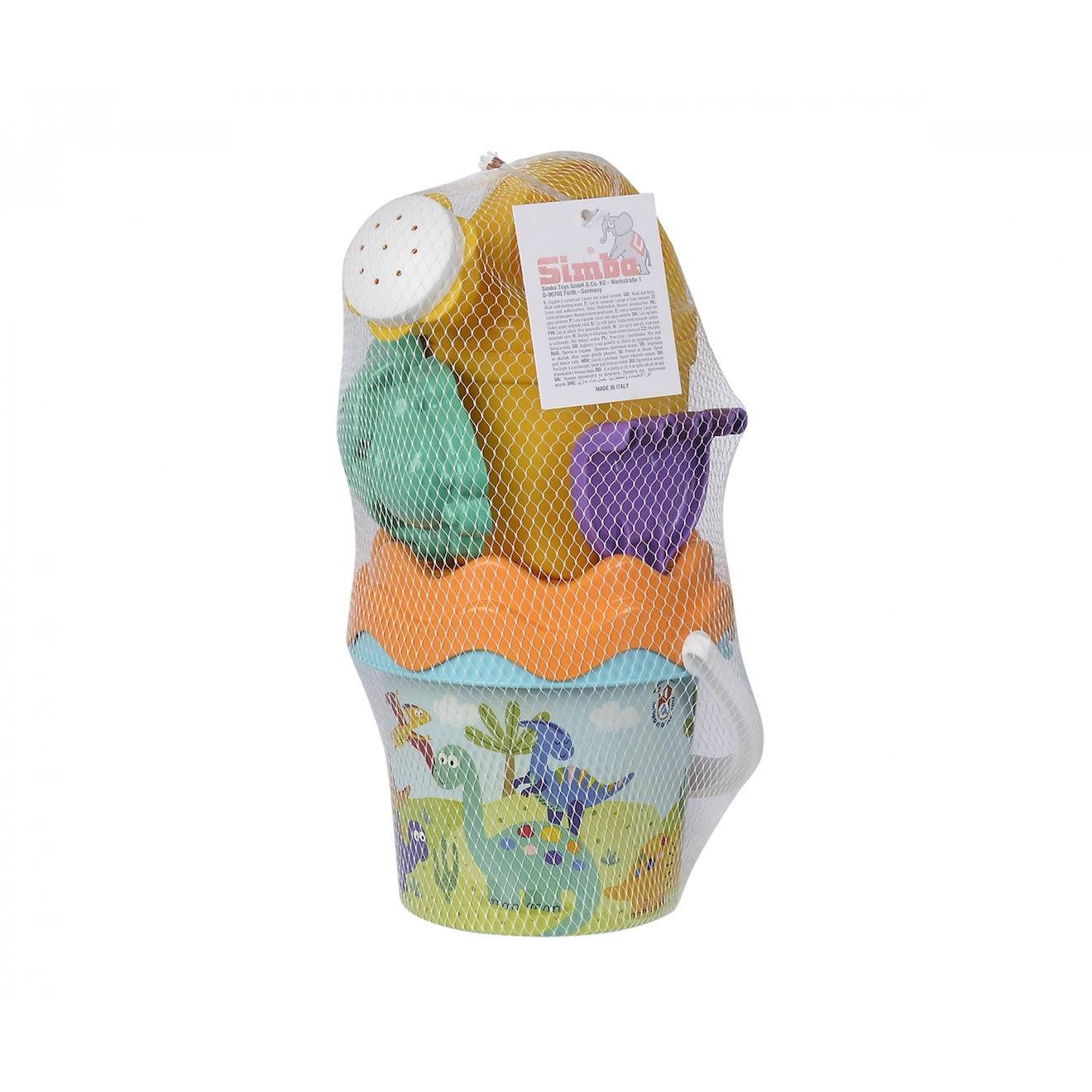 Ensemble de seaux bébé dino multicolore