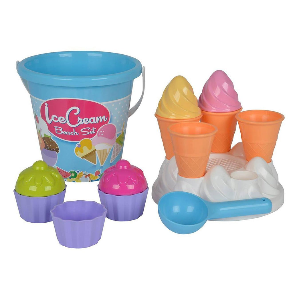 Ensemble de seaux ice cream multicolore