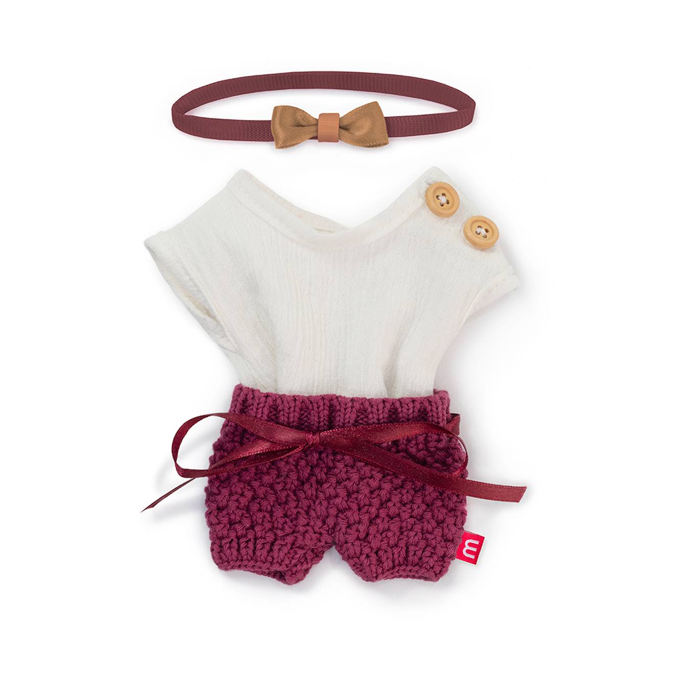 Ensemble dune 21 cm rouge