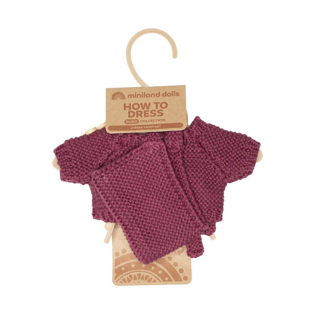 Ensemble dune 21cm rouge