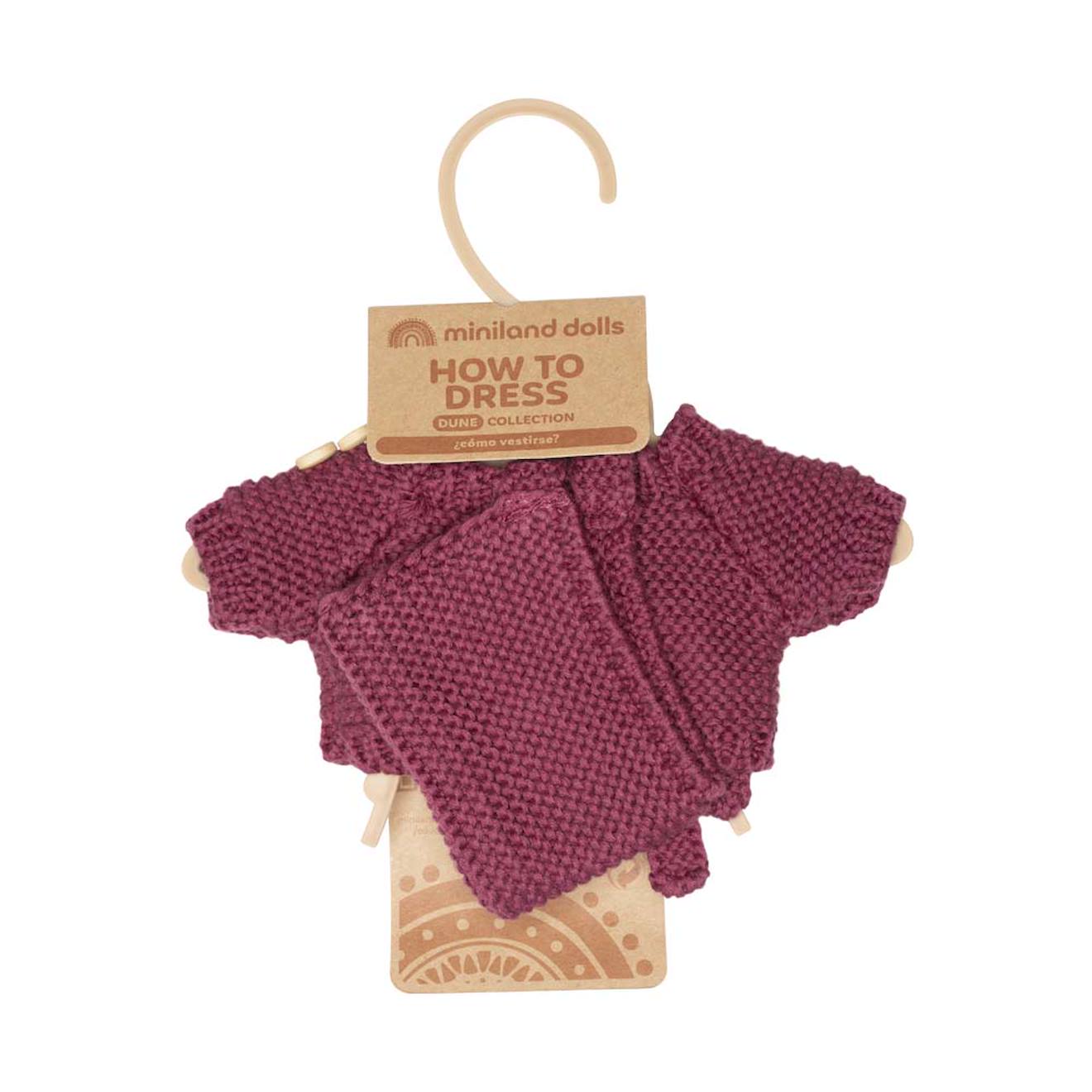 Ensemble dune 21cm rouge
