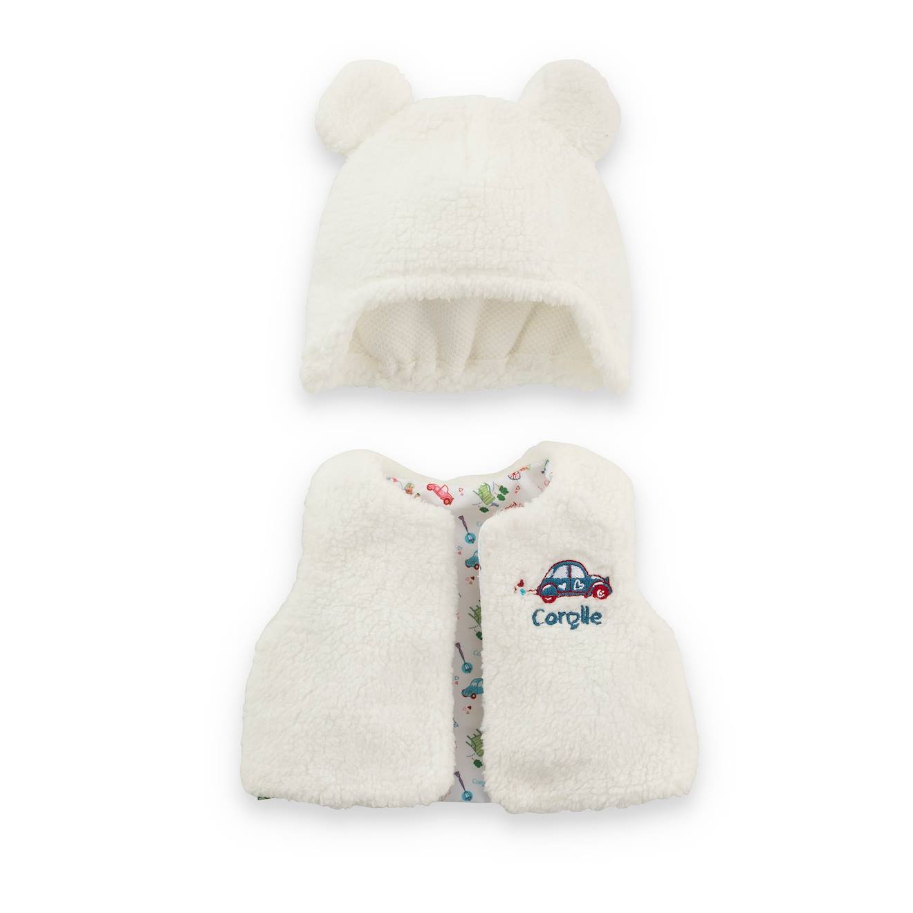 Ensemble hiver week-end à paris pour poupon 36 cm multicolore