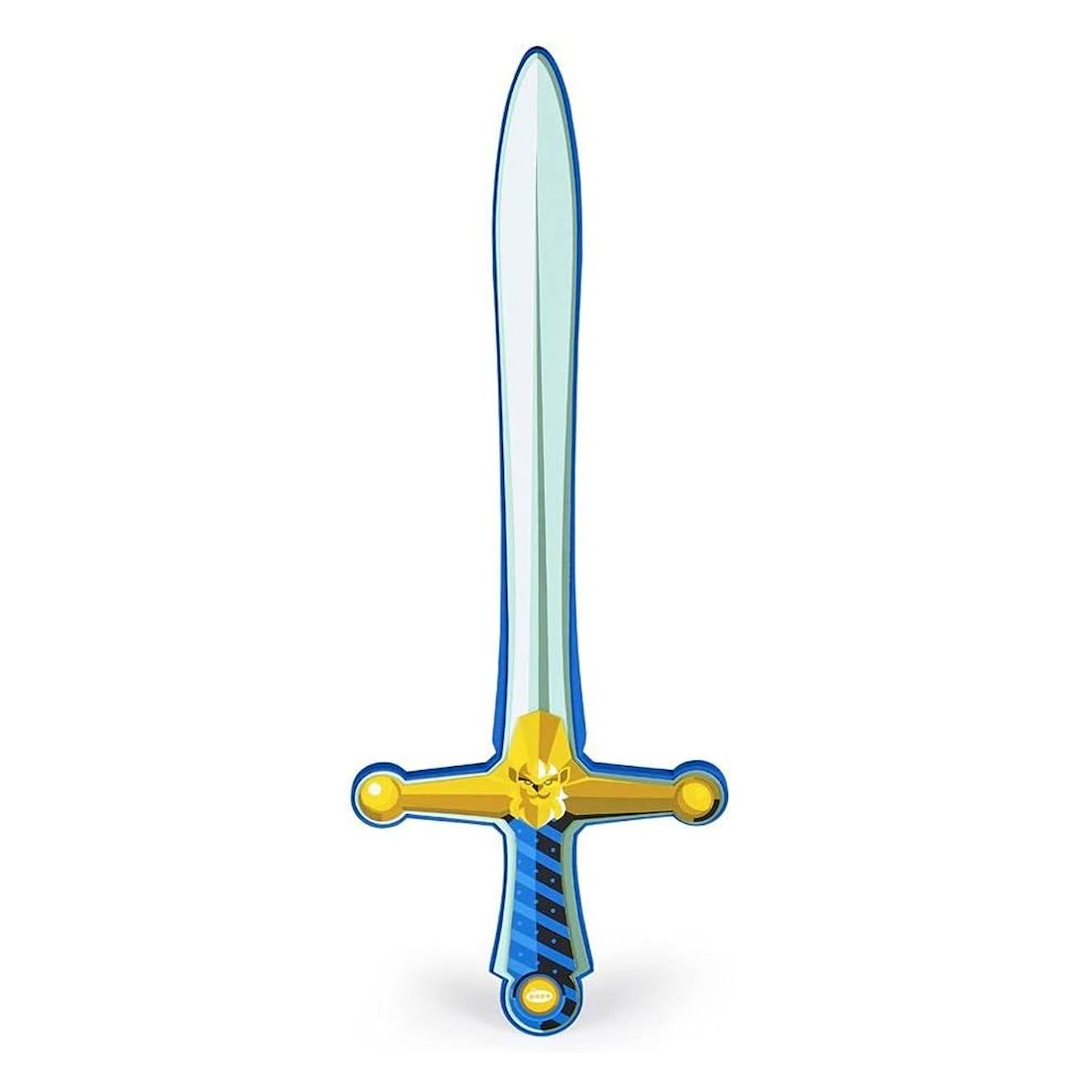 Epée chevalier lion bleu