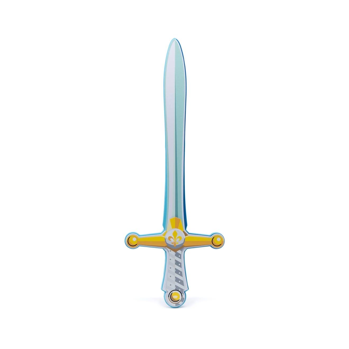 Epée fleur de lys bleu