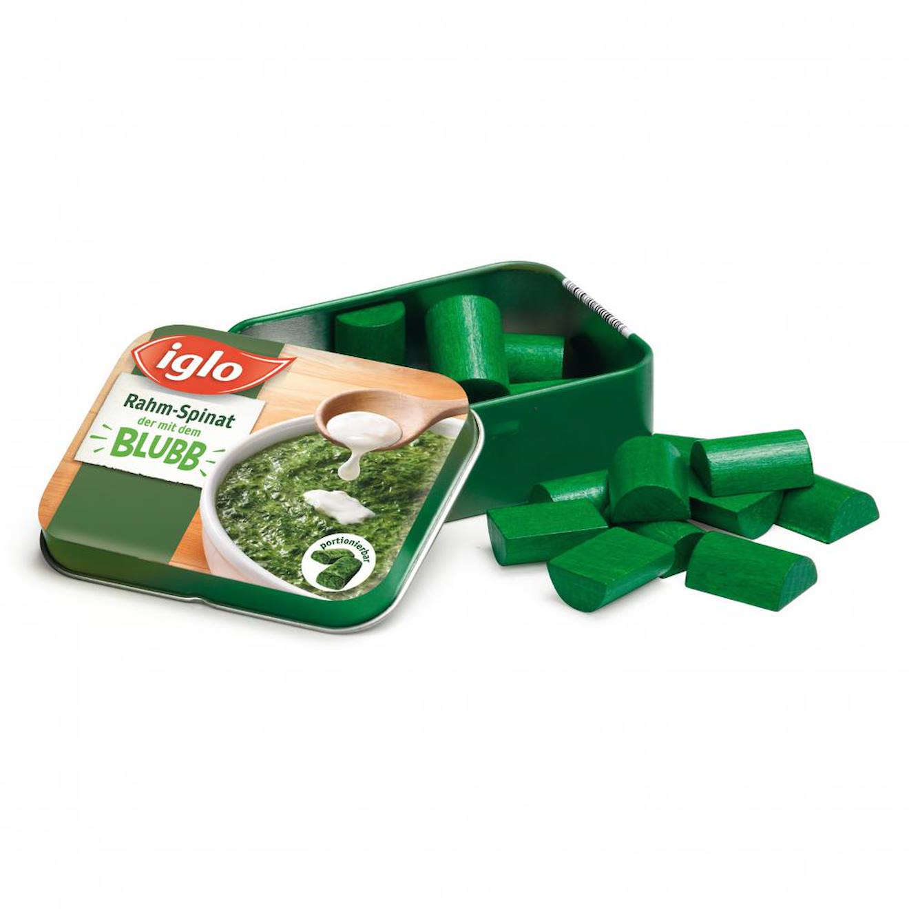 Épinards en bois iglo vert