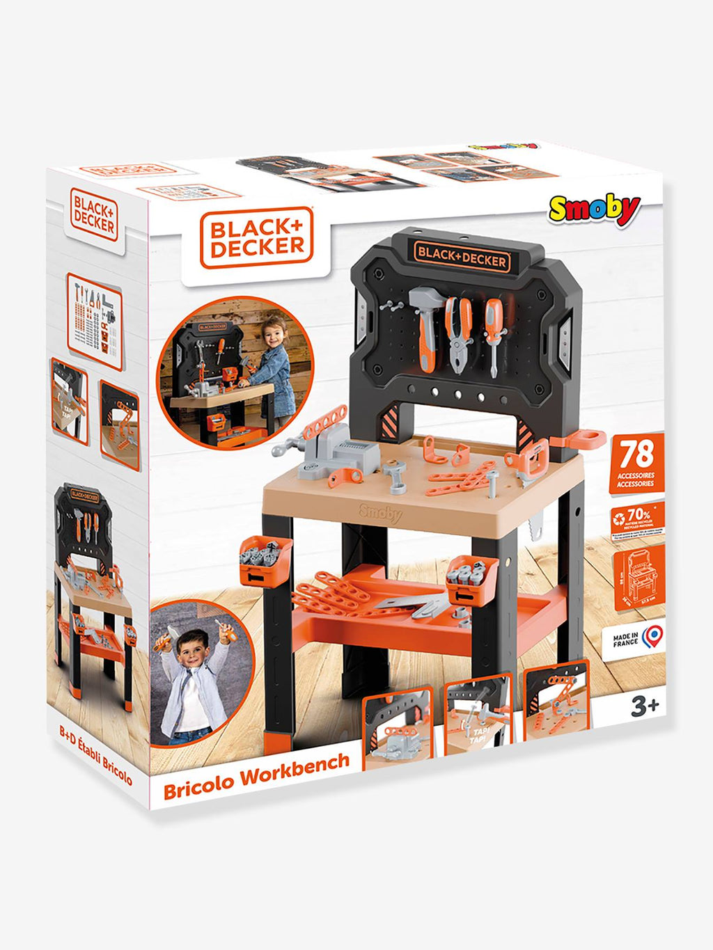 Établi bricolo Smoby noir