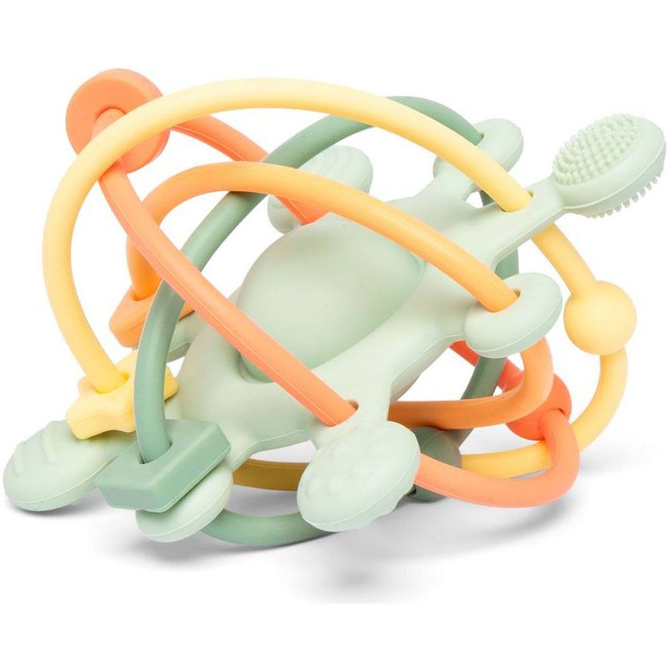 Étoile sensorielle en silicone vert