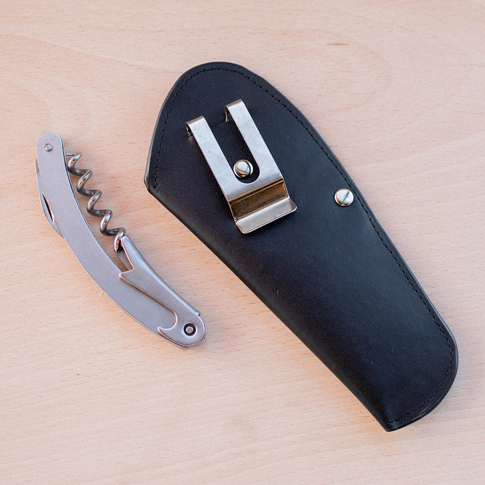 Étui en Cuir pour Couteau ou Sommelier - Tire-Bouchon Original