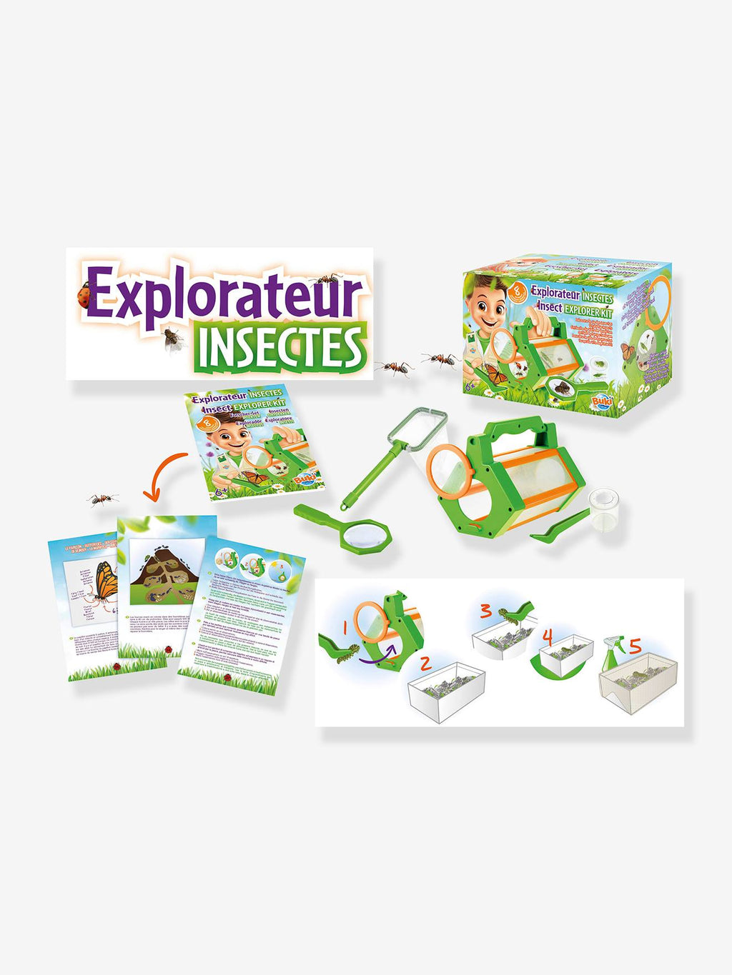 Explorateur d'insectes - multicolore