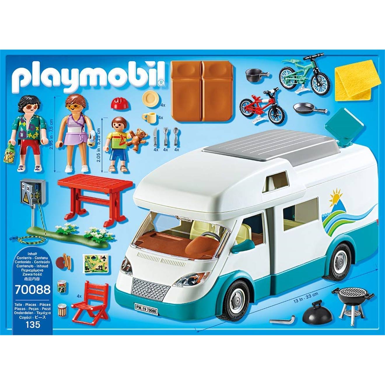 Family fun - famille et camping-car 70088 multicolore