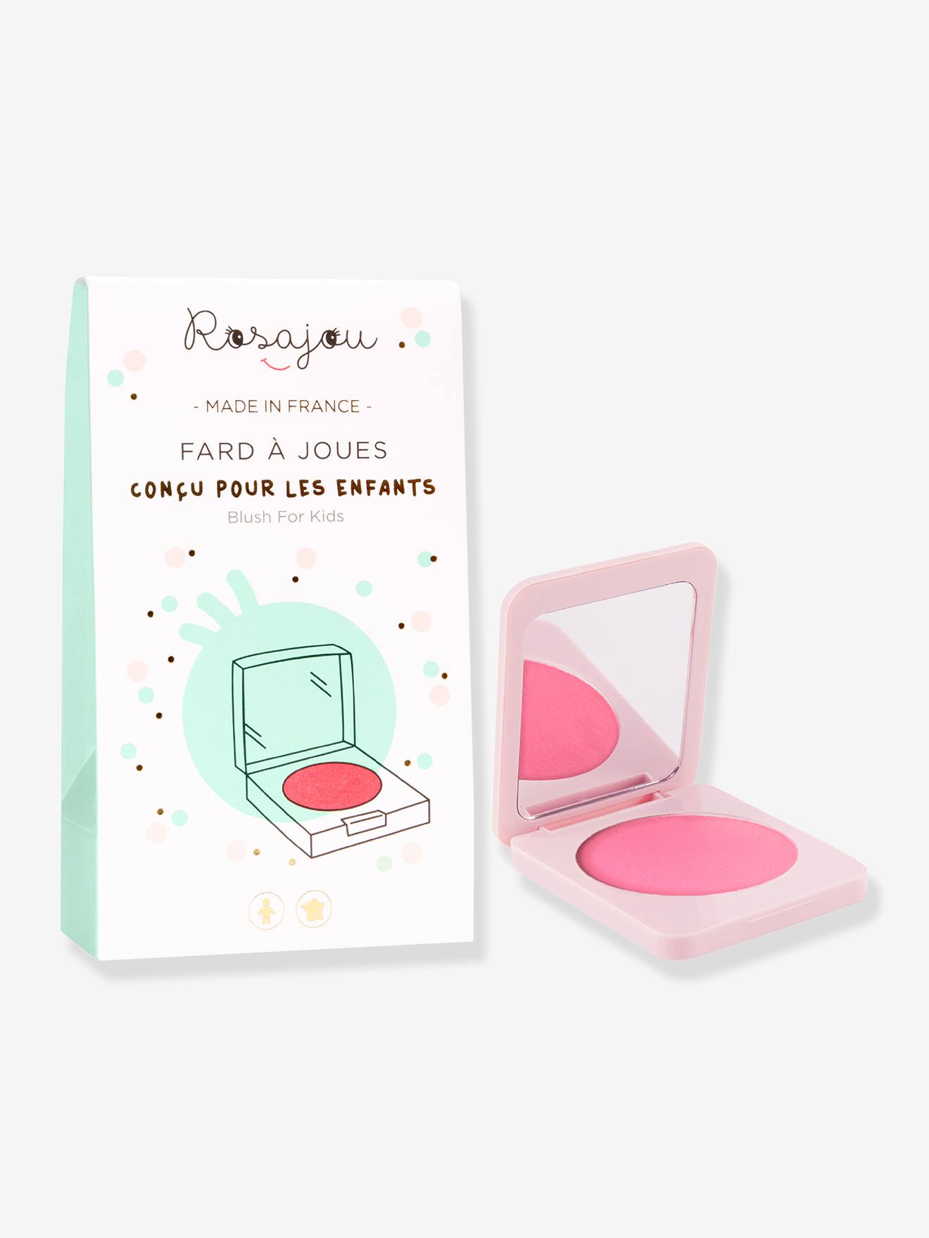 Fard à joues vegan rose