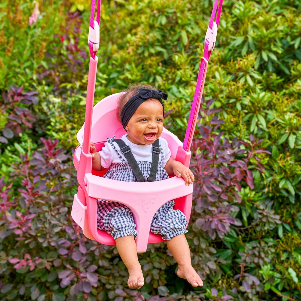 Fauteuil bébé évolutif 4 en 1 quadpod plastique h190-250cm rose