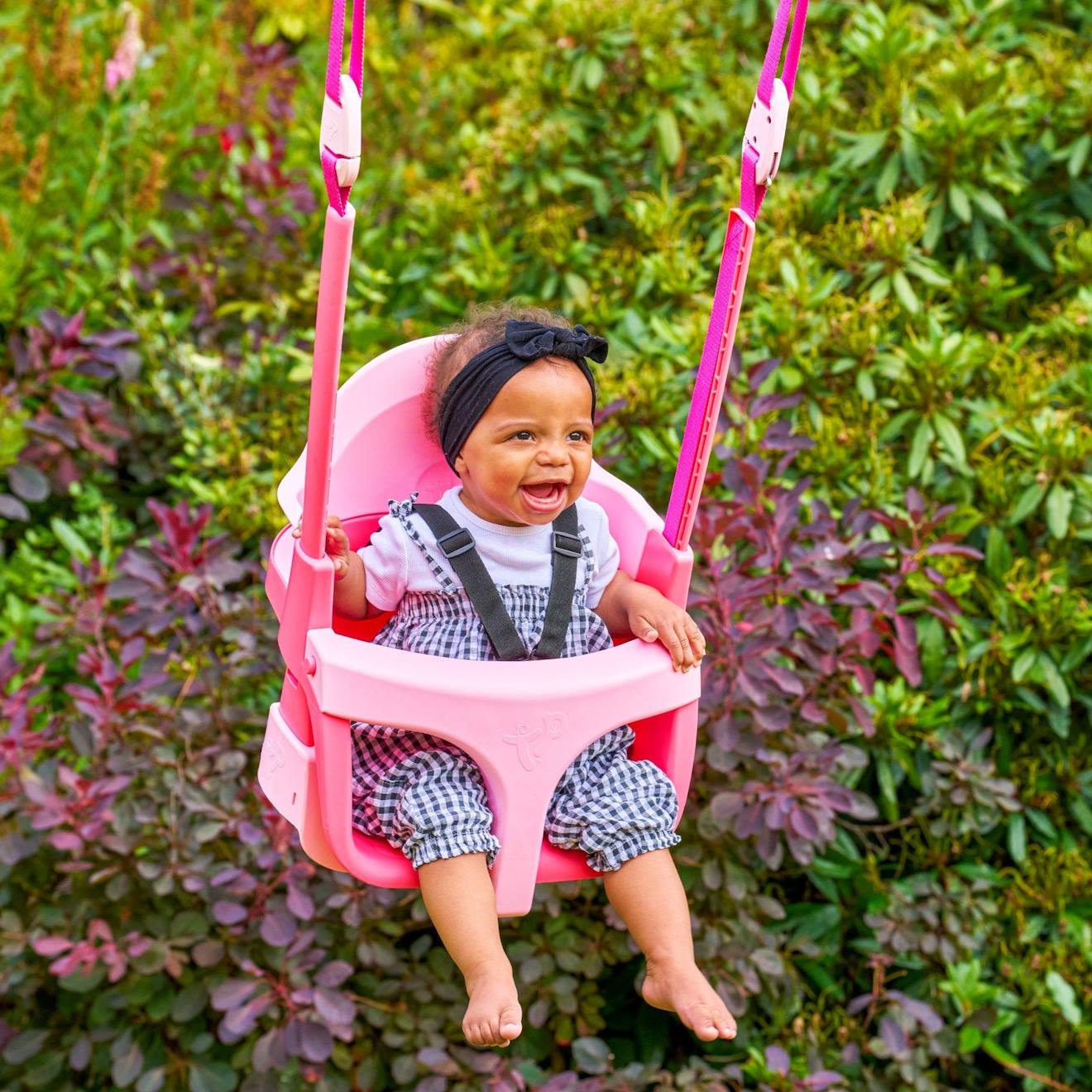 Fauteuil bébé évolutif 4 en 1 quadpod plastique h190-250cm rose