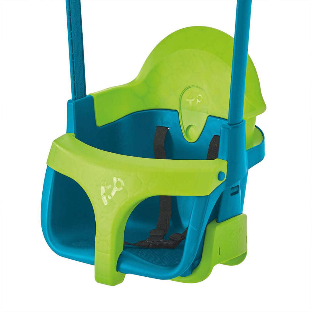 Fauteuil bébé évolutif 4 en 1 quadpod plastique h190-250cm bleu - vert