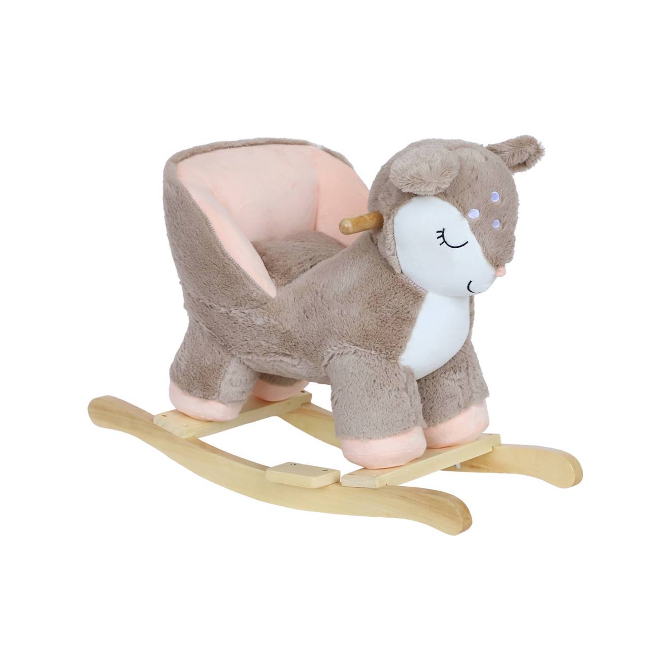 Fauteuil faon à bascule pour enfant taupe