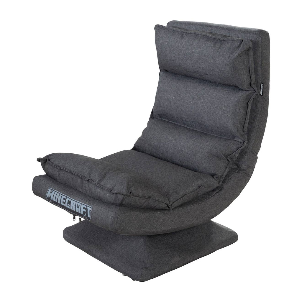 Fauteuil gaming Minecraft confortable et rotatif à 360° avec dossier pliable multicolore