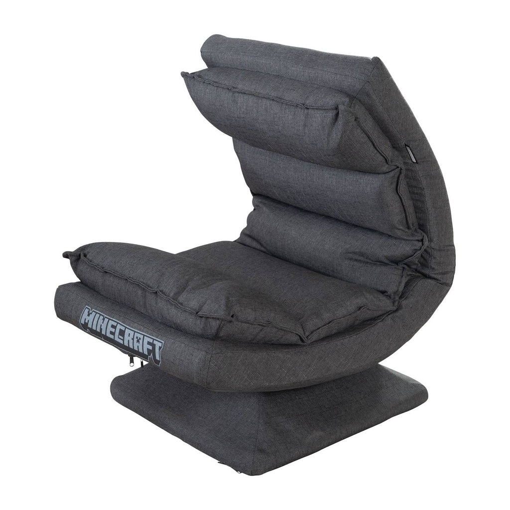 Fauteuil gaming Minecraft confortable et rotatif à 360° avec dossier pliable multicolore